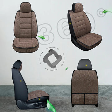 Universal Linen Car Seat Cover — imagen 5
