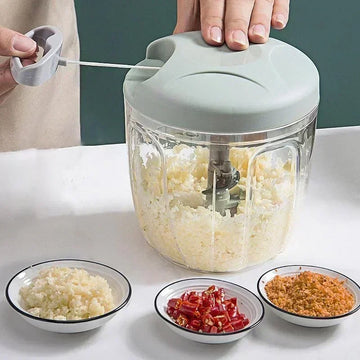 Manual Garlic Press & Multi-Purpose Food Chopper — imagen 3