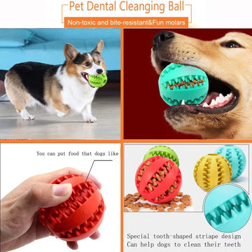 Interactive Dog Chew & Treat Ball — imagen 10