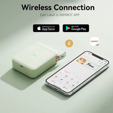 D110 Mini Thermal Label Printer Paper Maker Wireless — imagen 4