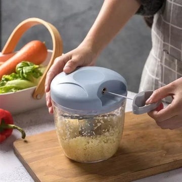 Manual Garlic Press & Multi-Purpose Food Chopper — imagen 2