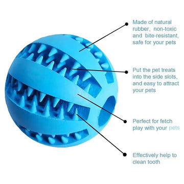 Interactive Dog Chew & Treat Ball — imagen 13