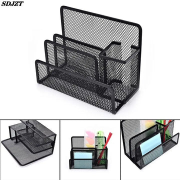 Black Metal Mesh Desk Organizer — imagen 4