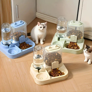 2-in-1 Automatic Cat Feeder & Water Dispenser — imagen 1