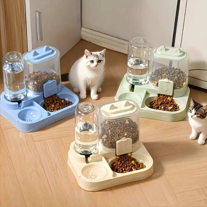 2-in-1 Automatic Cat Feeder & Water Dispenser