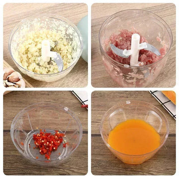 Manual Garlic Press & Multi-Purpose Food Chopper — imagen 5