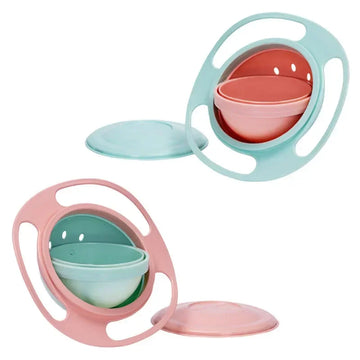 360° Rotating Spill-Proof Baby Feeding Bowl — imagen 9
