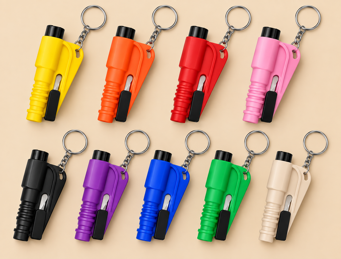 3-in-1 Car Emergency Escape Keychain
