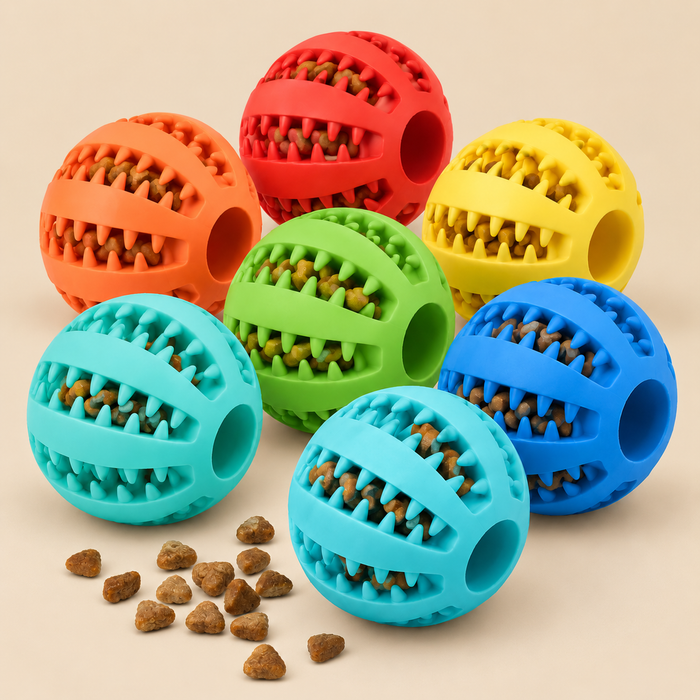 Interactive Dog Chew & Treat Ball