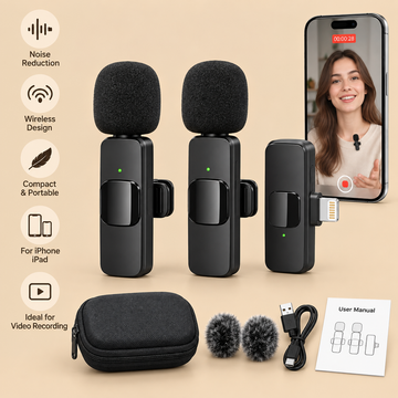 Wireless Lavalier Microphone for iPhone & iPad — imagen 1