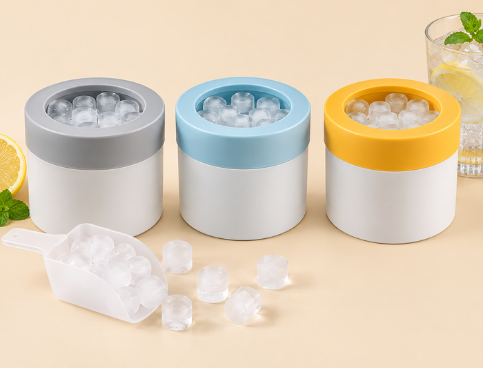 Round Silicone Ice Cube Maker