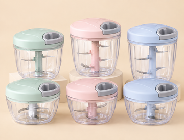 Manual Garlic Press & Multi-Purpose Food Chopper — imagen 1