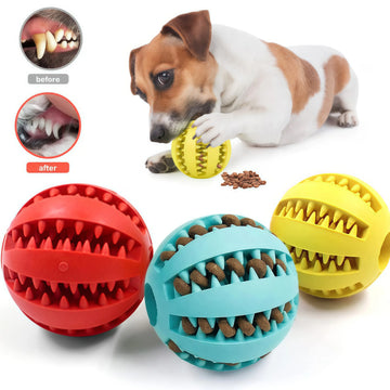 Interactive Dog Chew & Treat Ball — imagen 2