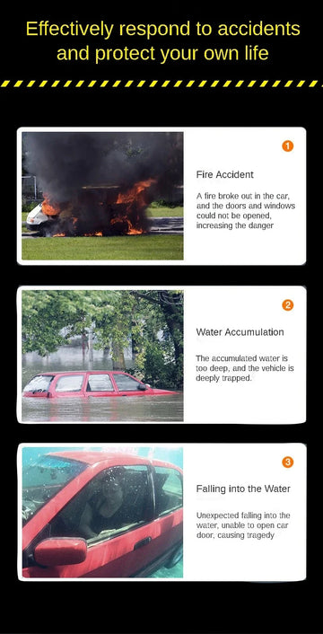 3-in-1 Car Emergency Escape Keychain — imagen 13