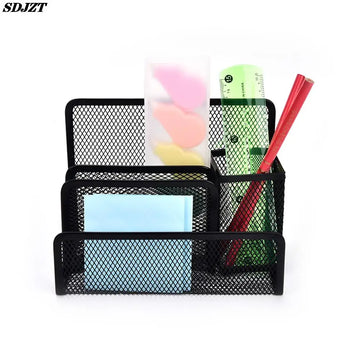 Black Metal Mesh Desk Organizer — imagen 5