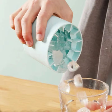 Round Silicone Ice Cube Maker — imagen 2