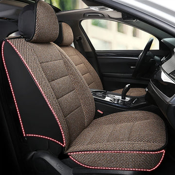 Universal Linen Car Seat Cover — imagen 3
