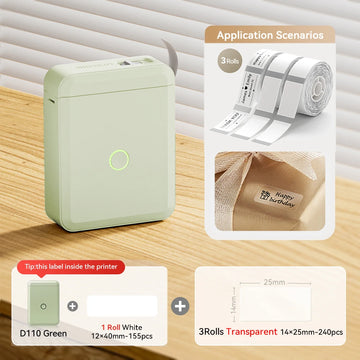 D110 Mini Thermal Label Printer Paper Maker Wireless — imagen 27